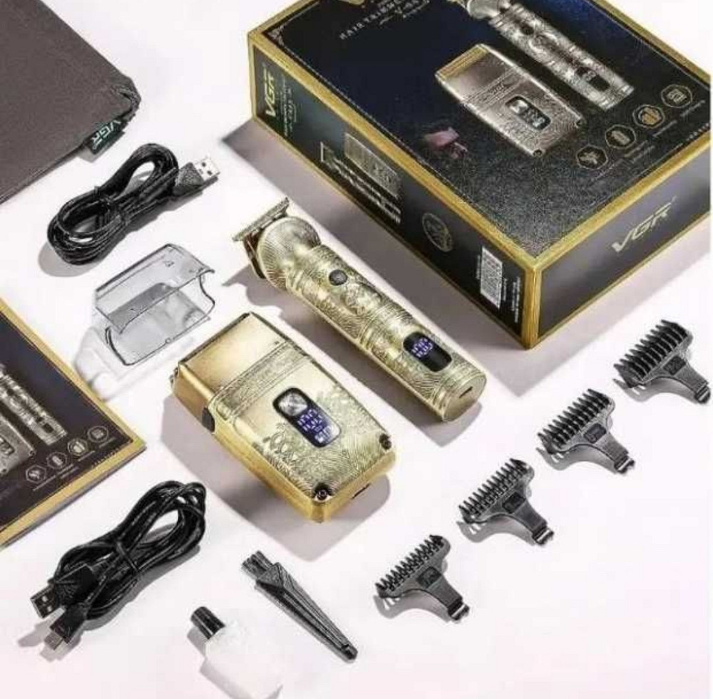 Набір VGR V-649 тример шейвер для стриження волосся й бороди. Київ - фото 3