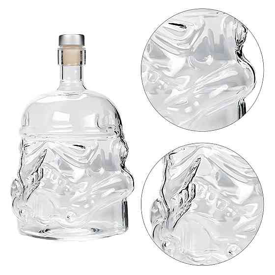 Графин для алкоголю RESTEQ у формі шолома штурмовика із Зоряних Воєн — оригінальний графин Star Wars Київ