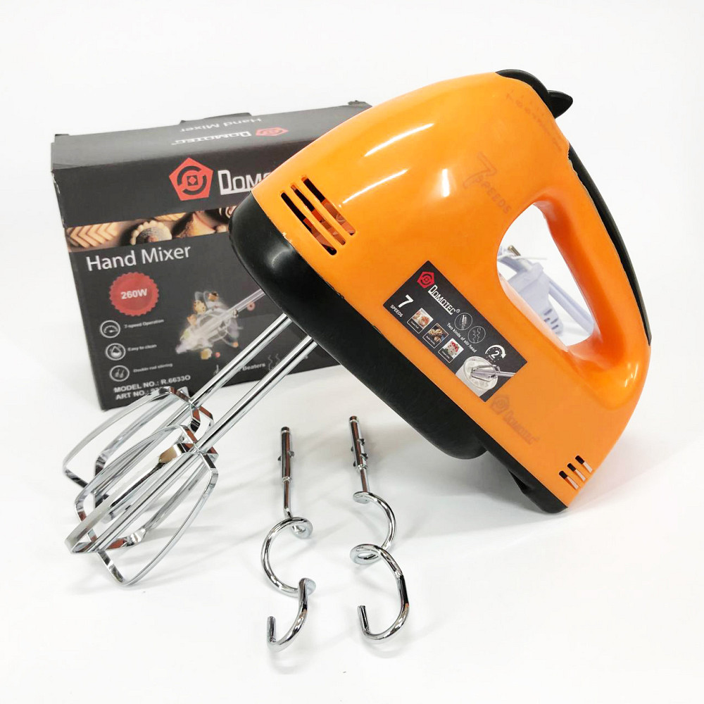 Міксер ручний потужний кухонний DOMOTEC, Міксер для збивання кремів Універсальний ручний BO-21 Львів - фото 8