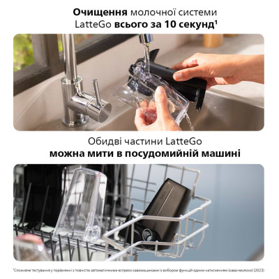 Кавомашина Philips Series 4400 LatteGo EP 4443/70 (EP4443/70) Вінниця - фото 11