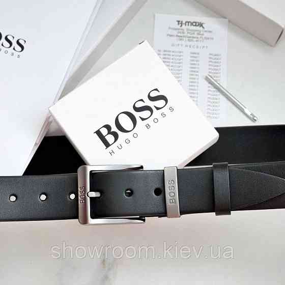 Мужской брендовый ремень из натуральной кожи (220) Киев