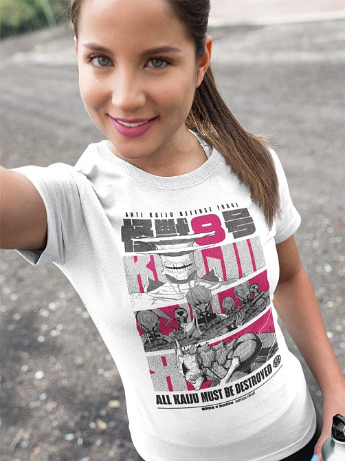 Футболка для мальчика аниме Каиджу Но Мина Схиро оверсайз (рост от 165 до 180 ) Черний AnimeJ0479m Днепр - изображение 3