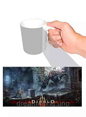 Чашка з принтом Diablo III Харків