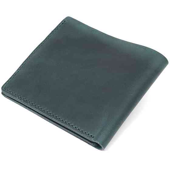 Модное винтажное портмоне Shvigel 16498 Зеленый Киев