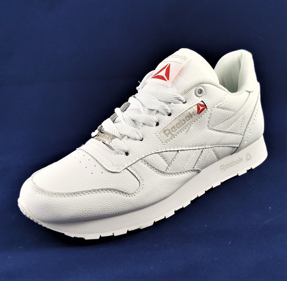 Чоловічі Кросівки Reebok Classic Білі Рибок (розміри: 45) Відео Огляд Дніпро - фото 7