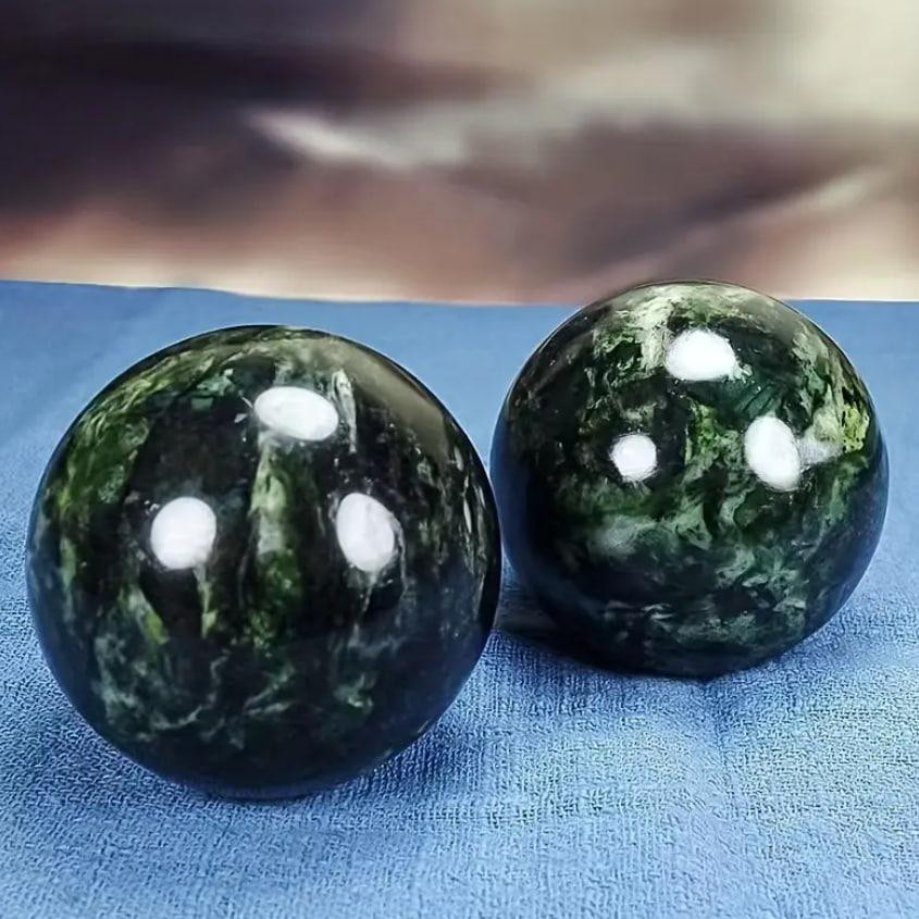 Куля з натурального серпентину (змієвика) діаметром 4 см 1 шт. Київ - фото 3