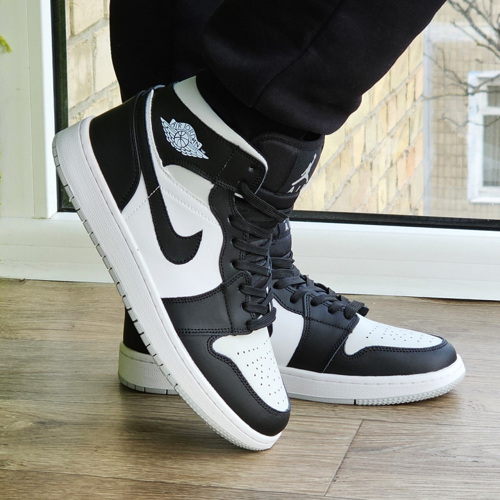 Высокие Термо Кроссовки Nike AIR Jordan Белые Мужские Еврозима Джордан Найк Кожаные (размеры: 41,42,43,44,45) Днепр - изображение 5