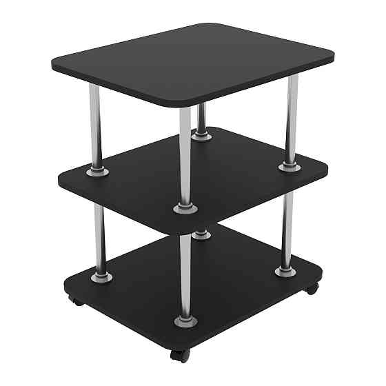 Тумба мобильная ТМ-4, Антрацит, 550/450/700 Львов