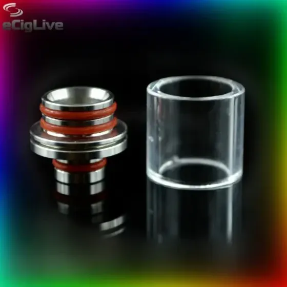 Широкий скляний 16 мм мундштук (Drip Tip) 510 Київ