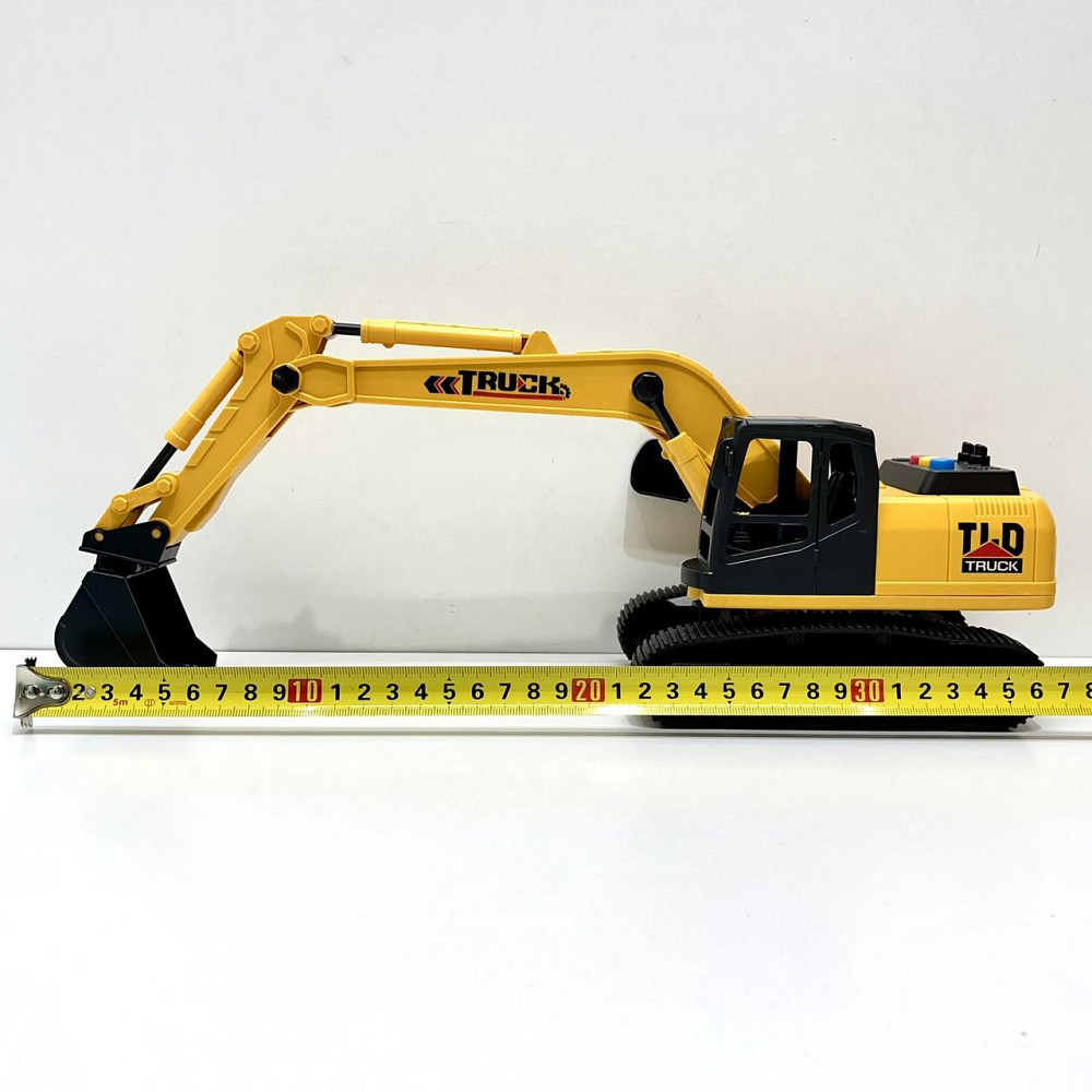 Екскаватор спецтехніка звук світло рухомі деталі 32см Жовто-чорний (584-1-2) Чернігів - фото 9