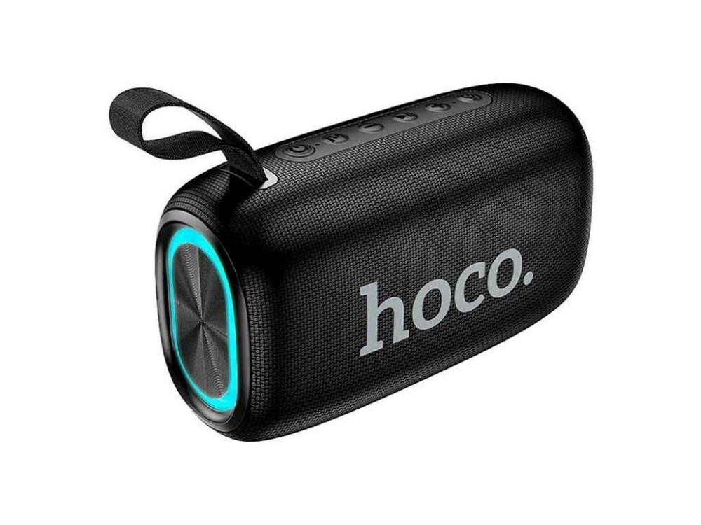 Портативна колонка HC25 5W/LED/BT5.2/USB/AUX/microSD/FM/400mAh/TWS 202х123х86см чорна ТМ HOCO Київ - фото 1