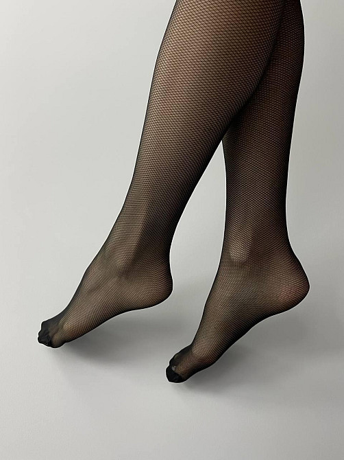 Колготки Santa Fishnet 20 den чорні, сіточка Чернівці - фото 5