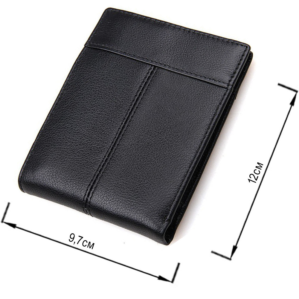 Кошелек мужской Vintage 14448 Черный Киев - изображение 10