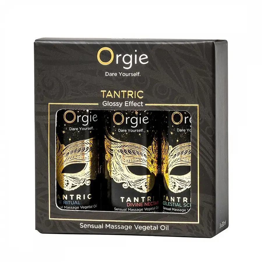 Набір олій для тантричного масажу Orgie – Tantric Mini Size Collection (3х30 мл), зволоження Львів - фото 1