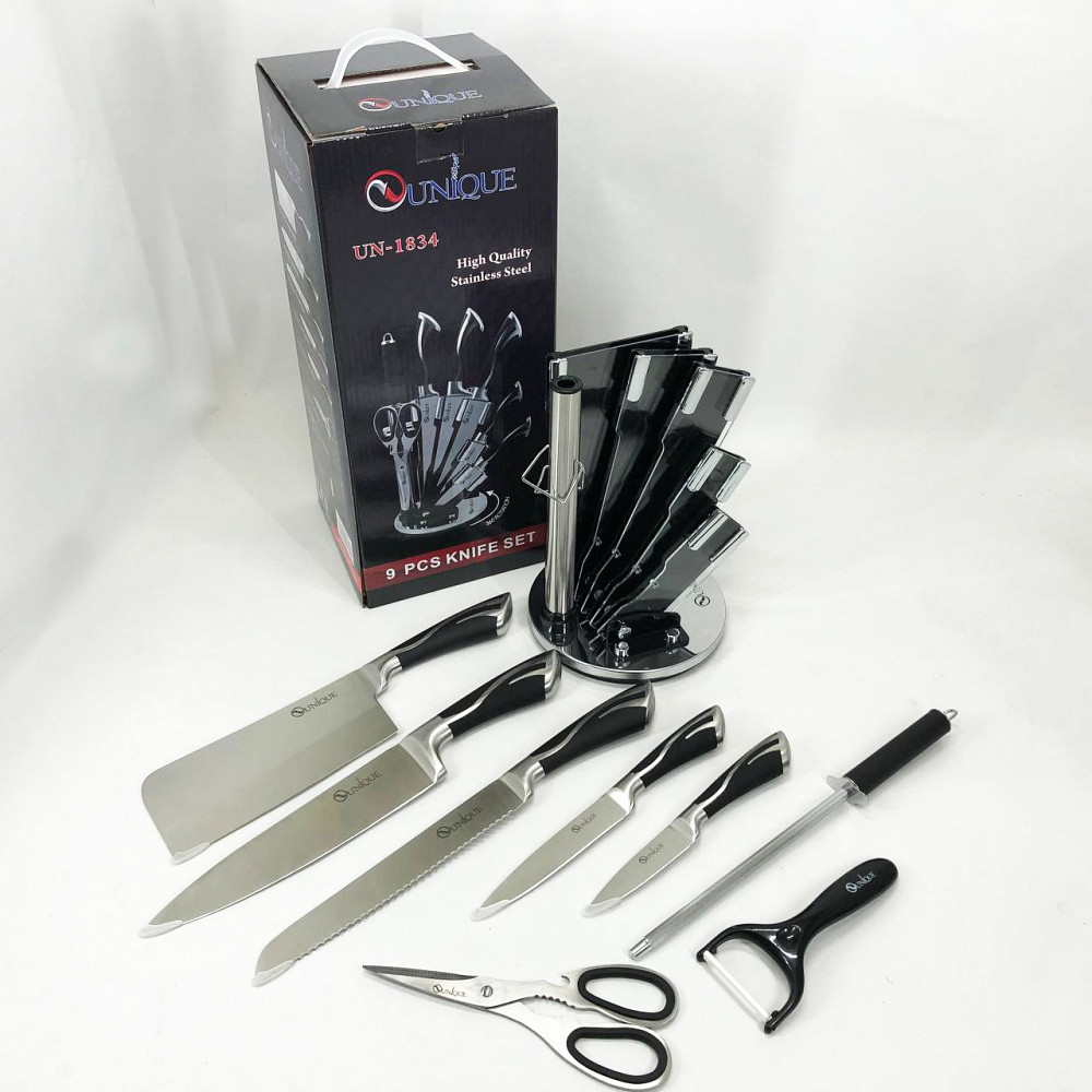 Набір ножів красивий та універсальний, Якісні ножі для дому, Професійні ножі для домашньої кухні WH-25 Львів - фото 15