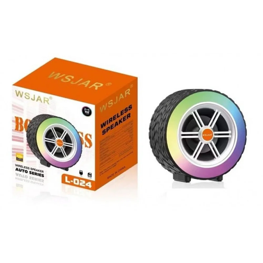 Портативна бездротова Bluetooth колонка WSJAR L-024 Функція TWS 5 Вт з підсвічуванням Одеса - фото 1