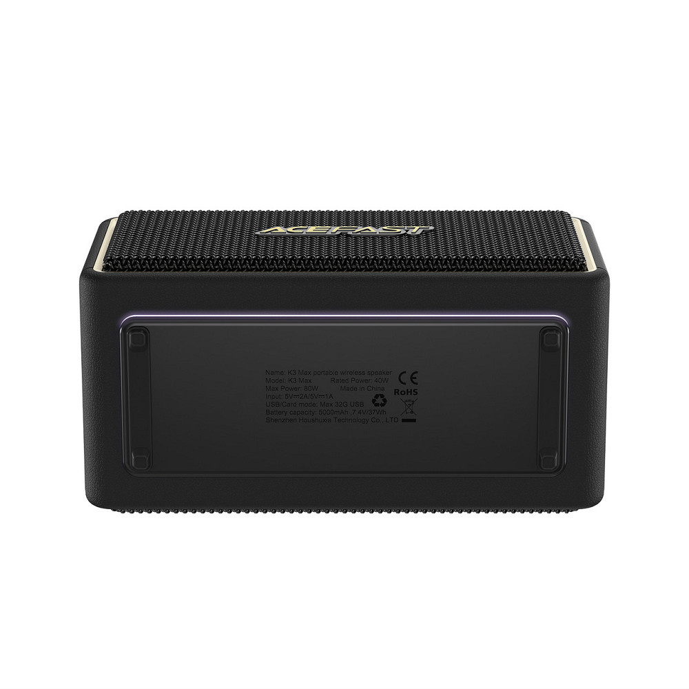 Портативна колонка ACEFAST K3 Max portable wireless speaker Black Киев - изображение 6