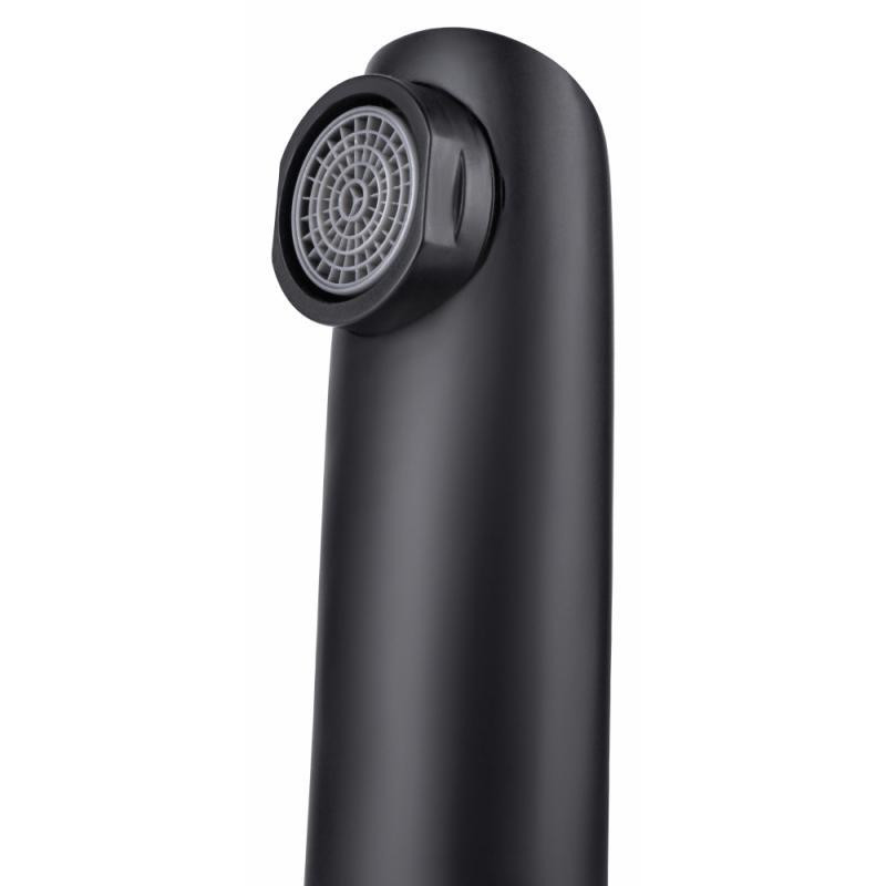 Змішувач для ванни Lidz (BLA) 14 43 006-1 New з душовим гарнітуром, чорний Київ - фото 5