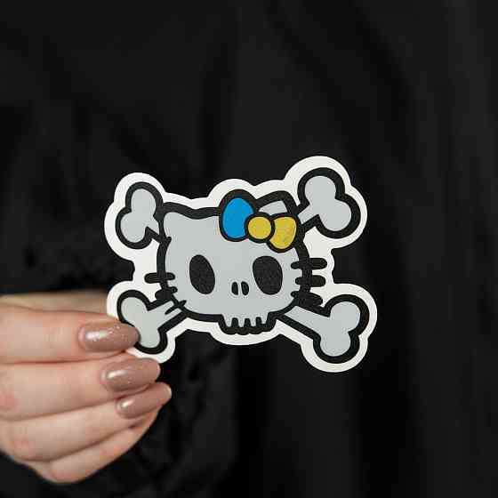 Водонепроницаемая Наклейка стикер Hello Kitty M-Tac 