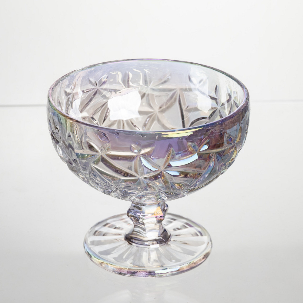 Набір креманок на ніжці 6 штук 340 мл скляні креманки для морозива желе та десертів HP-19-177 Коломия - фото 2