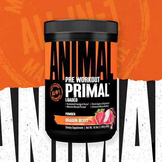 Предтренировочный комплекс Universal Nutrition Animal Primal Pre-Workout 480 г Dragon Berry Луцк