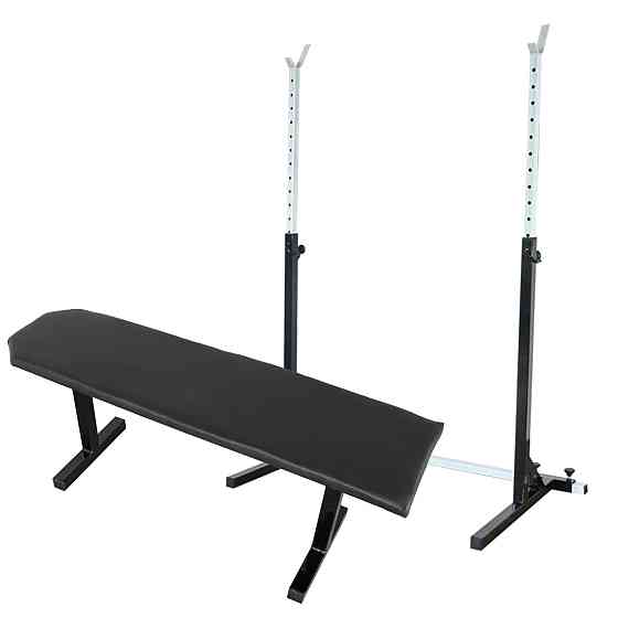 Скамья горизонтальная для жима + Стойки 40 на 40 мм. Киев