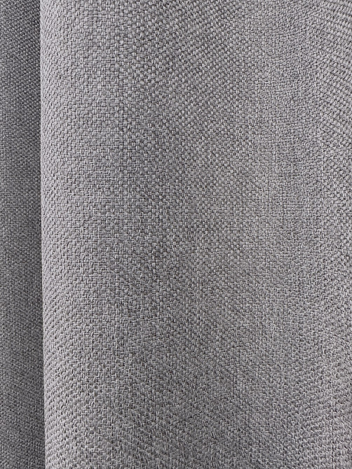 Комплект коротких штор VR-Textil Лен ELEMENTA № 1866ш Светло-серый 140х170см 2 шт (35-0464) Киев - изображение 7