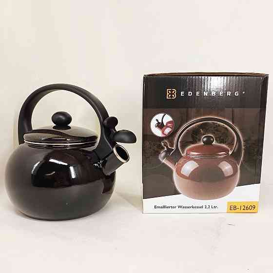 Хороший чайник зі свистком Edenberg, Чайник для газової комфорки з нержавіючої сталі якісний TX-82 Івано-Франківськ
