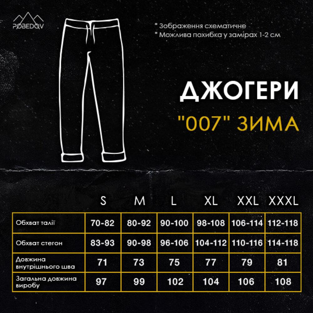 Чоловічі штани джогери з кишенями Pobedov 007 ЗИМА Київ - фото 6