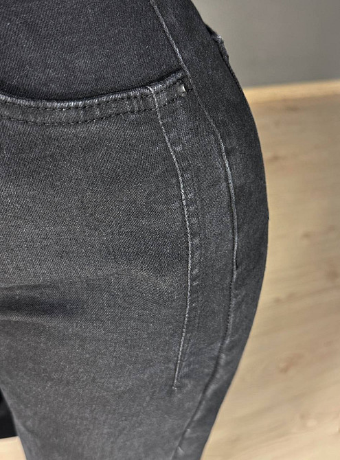 Джинси жіночі Its Basic 2507-1 палаццо стрейчеві з виточками чорні, чорний, 48, 48, 93 см, 123 см Київ - фото 8