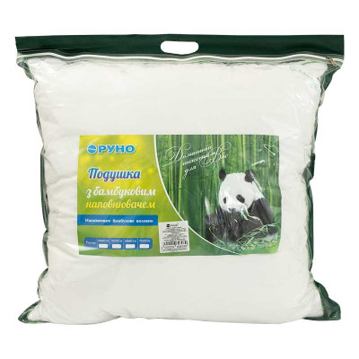 Подушка Руно Бамбуковая белая 70х70 см (313.52БКУ_Білий) Винница - изображение 8
