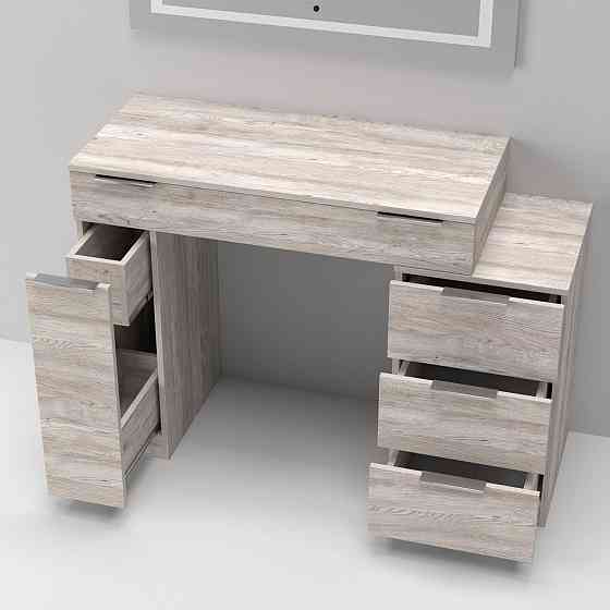 Стол туалетный Трюмо Кристалл, Самоа Димчастий, 1200/452/847 Львов