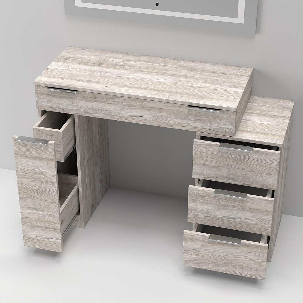 Стол туалетный Трюмо Кристалл, Самоа Димчастий, 1200/452/847 Львов - изображение 2