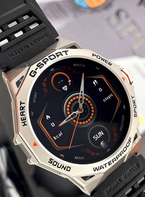 Годинник з пульсометром Modfit Endurance Silver-Black та захистом IP68 Київ - фото 6