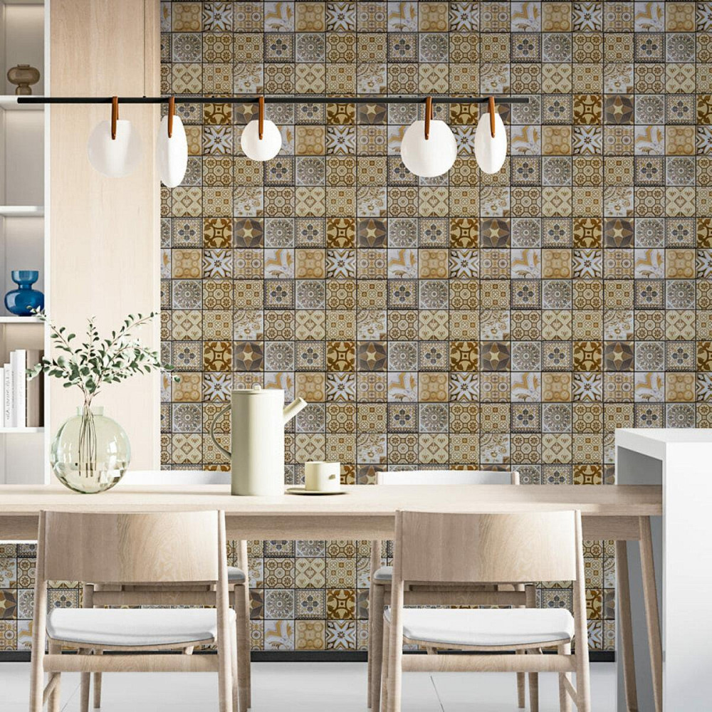 Декоративна ПВХ плитка на самоклейці 300х300х5мм Квадрат, ціна за 1 шт. (СПП-604) SW-00000671 Київ - фото 5