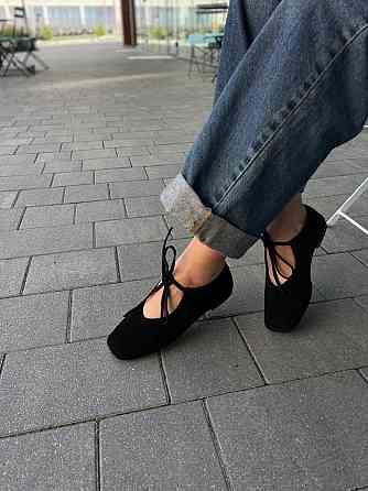 SEE SEVEN Балетки жіночі SEE SEVEN 1770 чорні (весна-осінь, замша натуральна) (5930) Коломия