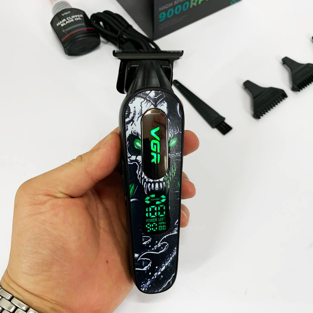 Електрична машинка тример для волосся і бороди, Електрична машинка для стрижки побутова MA-53 Львів - фото 13