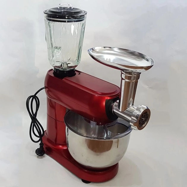 Кухонный помощник миксер тестомес планетарный Crownberg CB 3404, Мощный ручной миксер CA-46 Львов - изображение 13