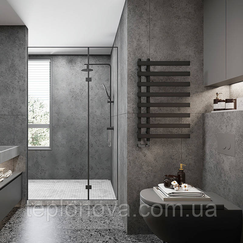 Рушникосушка Ideale антрацит Aurora 8/800/450 Чернівці - фото 3