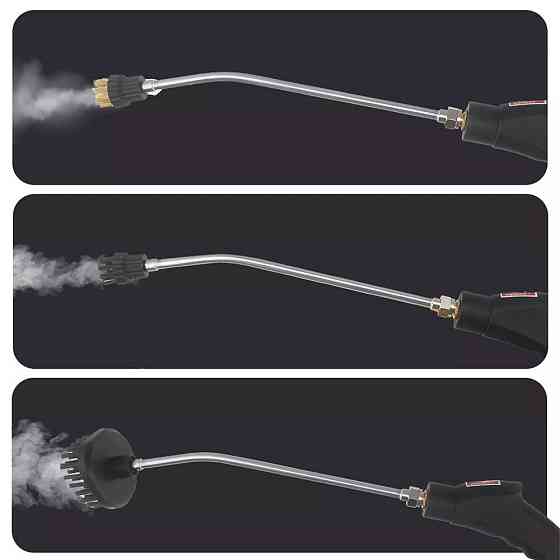 Пароочиститель 2500Вт, 8 насадок + Подарок Электрощетка для уборки 3в1 Magic Brush / Паровой очиститель Киев