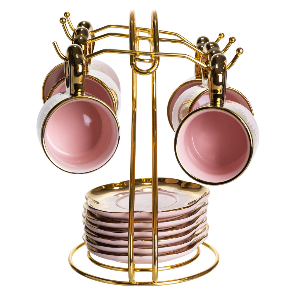 Подарочный набор чашек для кофе с подставкой, 6 шт. Киев - изображение 3