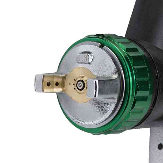 Фарборозпилювач HVLP Ø1.3мм 170-285л/хв 2-3бар в/б 600 мл (пласт) REFINE (6812341) Київ