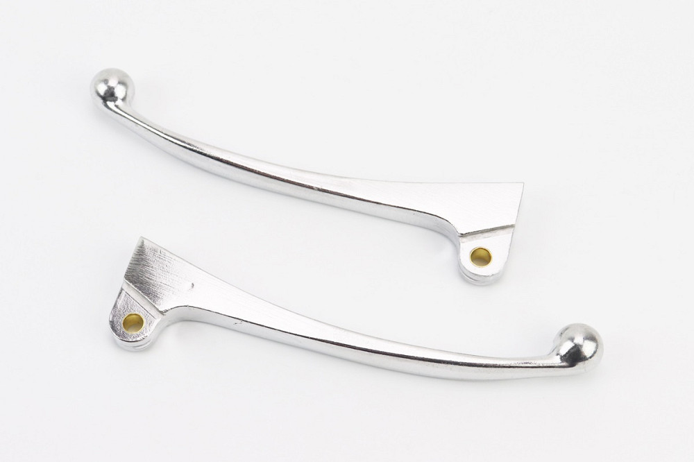 Важелі керма ліве, праве к-кт 2шт (під зчеп./барабан. гальмо) "хром" Киев - изображение 1