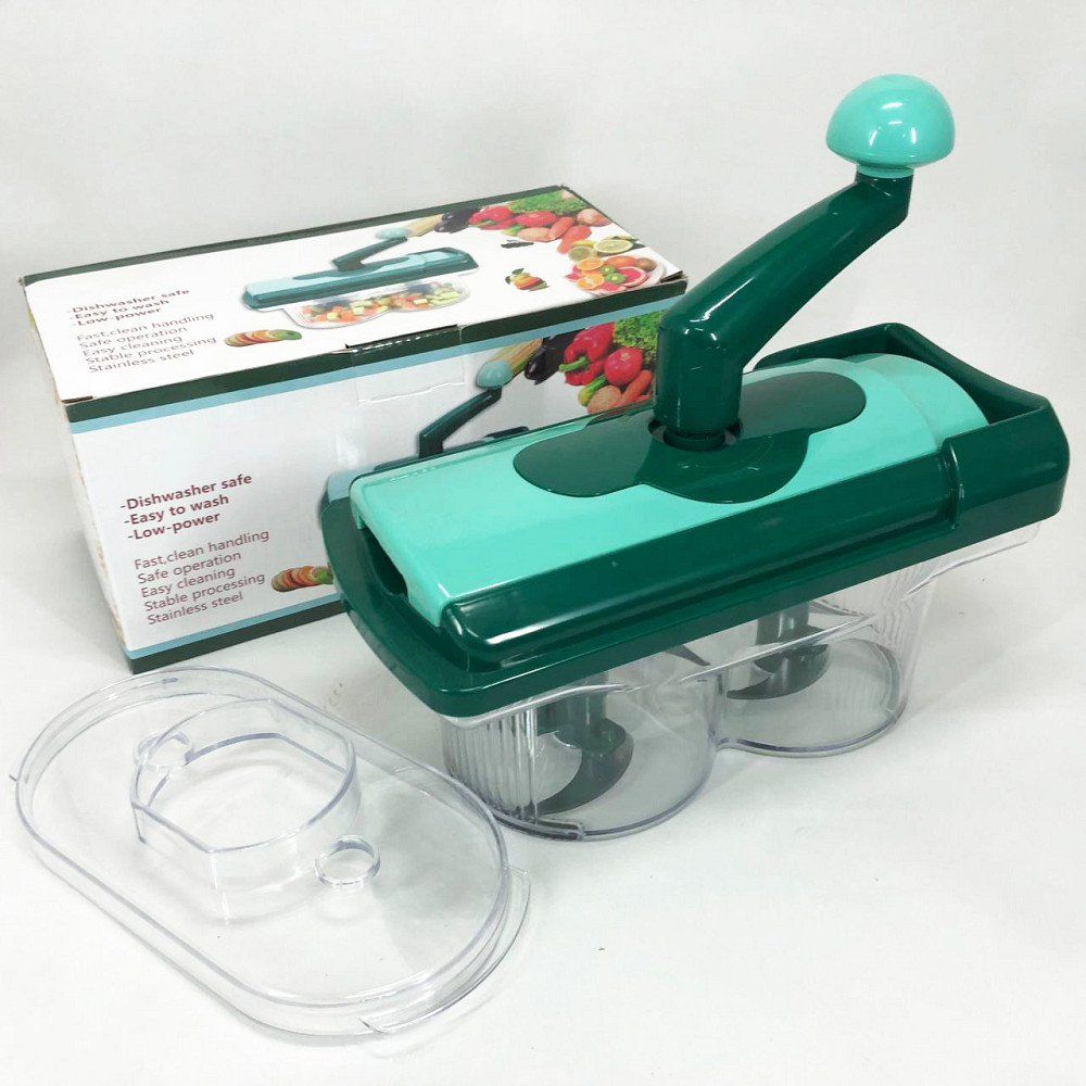 Ручна овочерізка шинковка з контейнером Nicer Dicer Twist, Ручной измельчитель овощерезка KB-22 Івано-Франківськ - фото 10