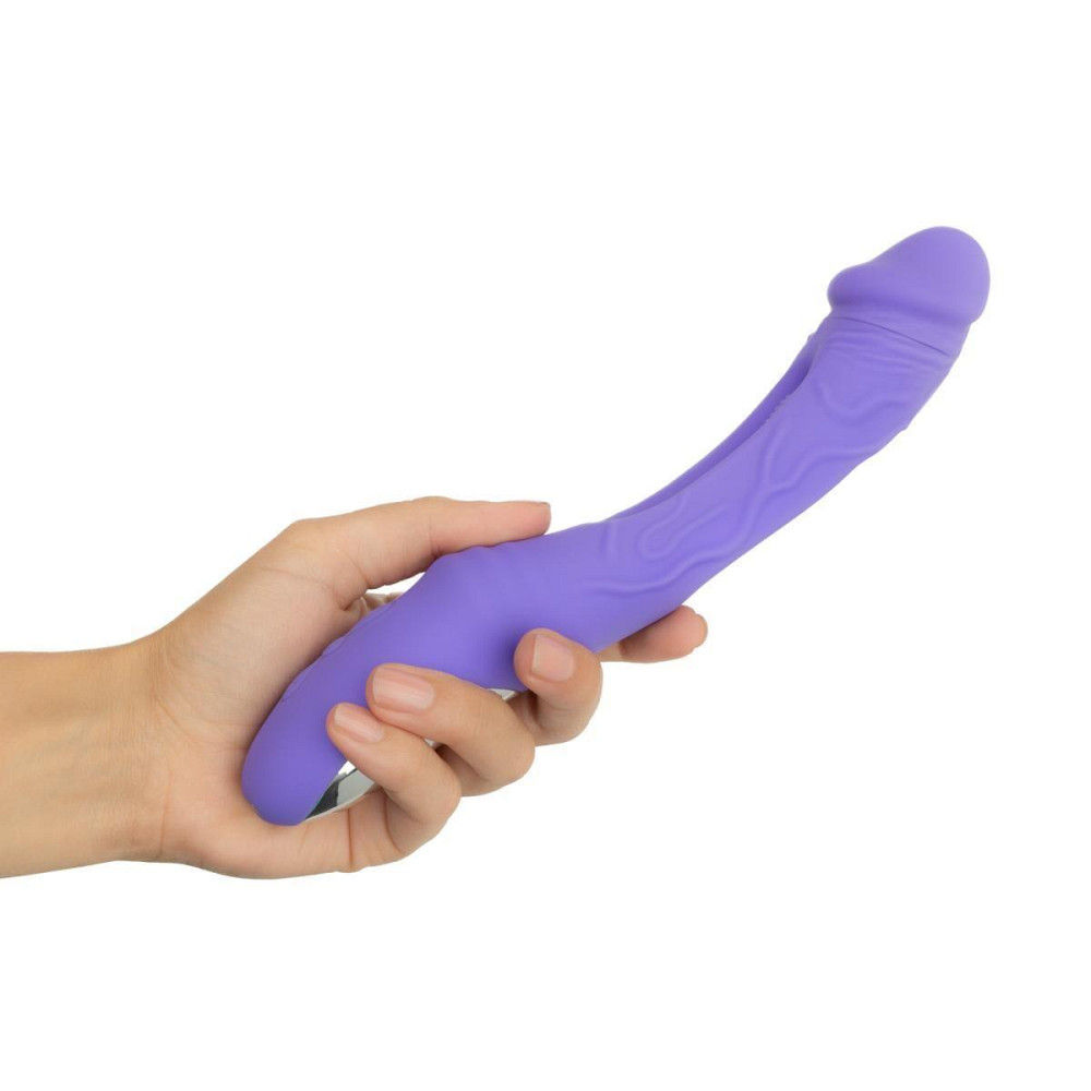Вібратор Good Vibes Only - Flax Vibrating Dildo with G-Spot Stimulator Sex Aura Київ - фото 7