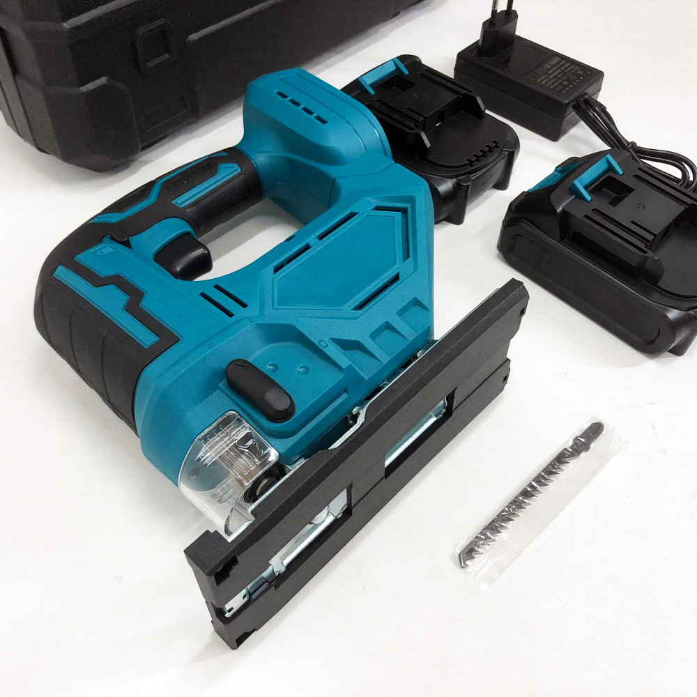 Акумуляторний безщітковий лобзик 24V з 2 АКБ у пластиковому кейсі з регулюванням швидкості та кута нахилу RB-97 Львів - фото 4