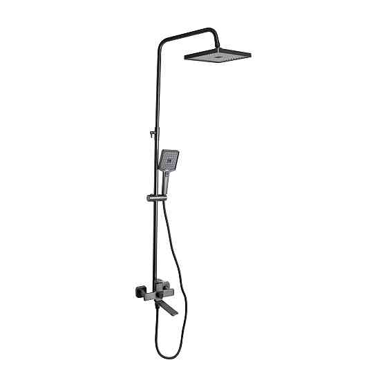 Душова система універсальна Qtap Presto на три споживачі (з виливом) QTPRE111GRP45585 Graphite Київ