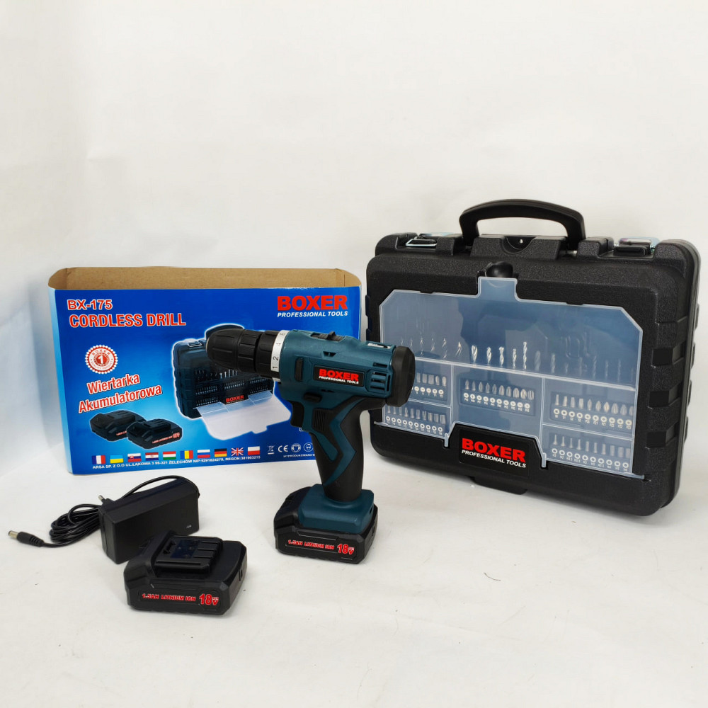 Шуруповерт с дополнительными насадками, Дрель шуруповерт аккамуляторный Рабочий ZX-91 Львов - изображение 7