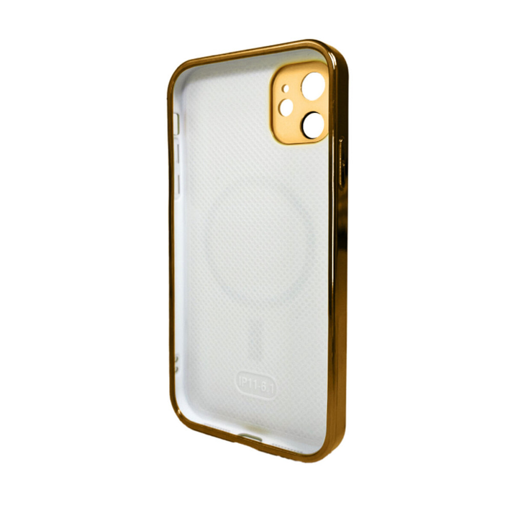 Чохол для смартфона AG Glass Sapphire Frame MagSafe Logo for Apple iPhone 11 Gold Київ - фото 2