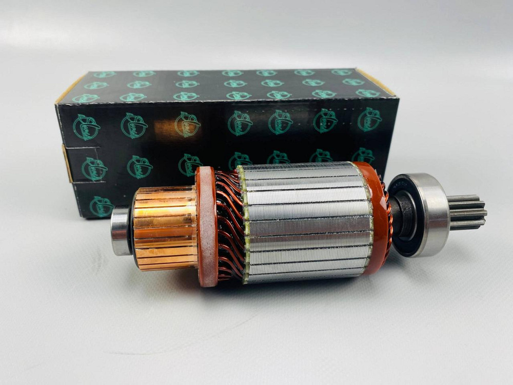 Якір стартера редукторного МТЗ, ЮМЗ, Т16, Т25, Т40 9142780 2,8 кВт (12В) + 2 підш (нов. обр.) Мукачево - фото 8